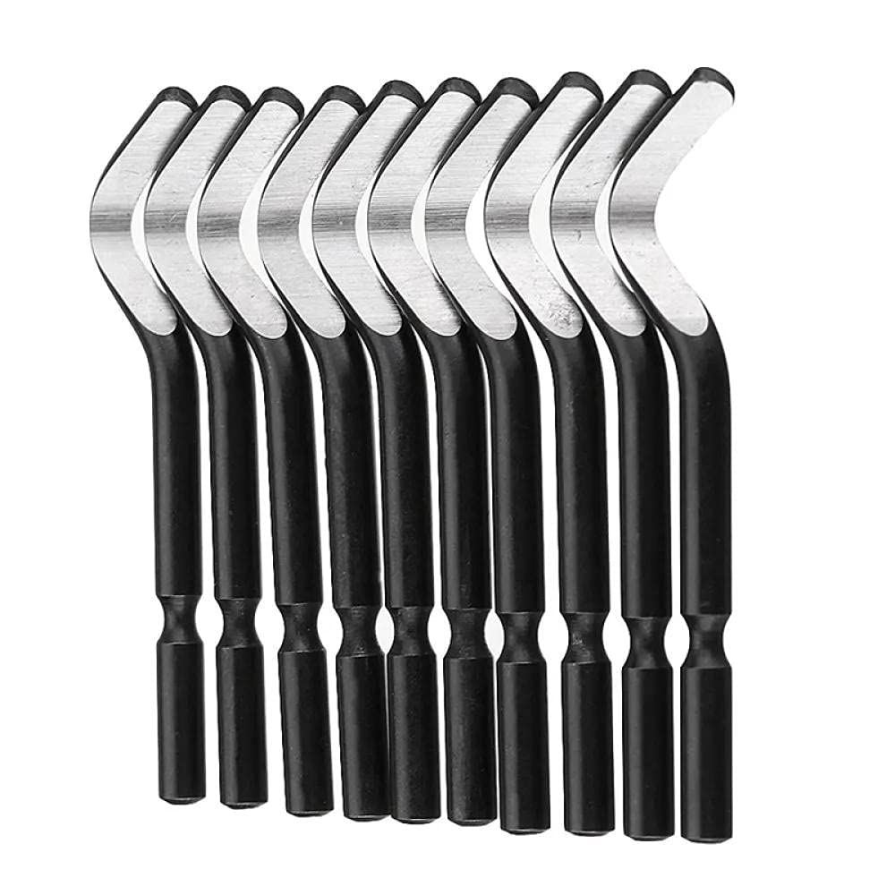 Handentgratungswerkzeug, Grat Griff Schaber Entgraten Werkzeug + 10 stücke Entgraten(NG1000 Handle)