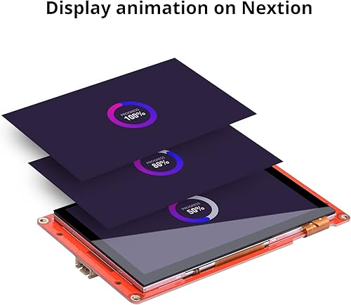 Miniatura 47 de Nextion Pantalla táctil resistiva LCD-TFT LCD-TFT de 10.1 ″ NX1060P101-011R-I 1024 * 600, ampliamente utilizado en dispositivos inteligentes IoT