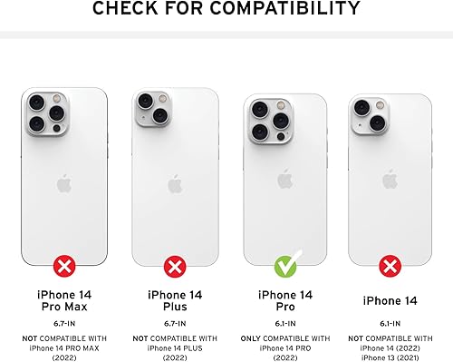 Miniatura 5 de Urban Armor Gear UAG-IPH22MB-PMS-ML iPhone 14 Pro (6.1) 2022, funda a prueba de golpes, compatible con MagSafe, Monarch PRO Marado