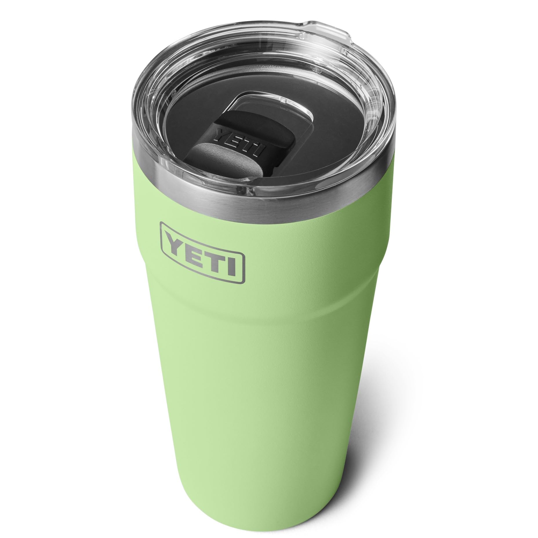 YETI Rambler 30 oz (887 ml) Stackable Cup with Removable Magslider Lid, Stainless Steel Vacuum Insulated Coffee Cup, Key Lime
