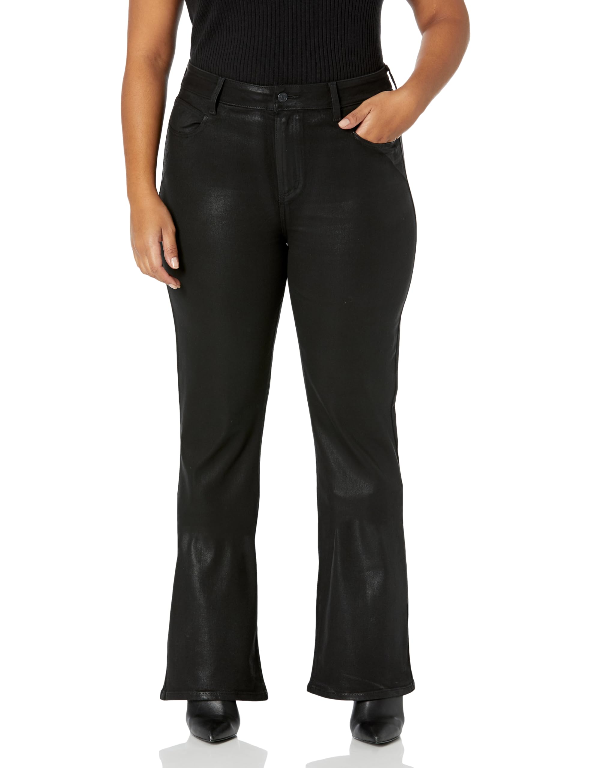 PAIGE Women's Hr Laurel Canyon Seamed Pkts