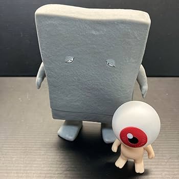 稀少品　レア　ゲゲゲの鬼太郎フィギュア　目玉の親父　ぬりかべ 稀少品 レア ゲゲゲの鬼太郎フィギュア 目玉の親父 ぬりかべ