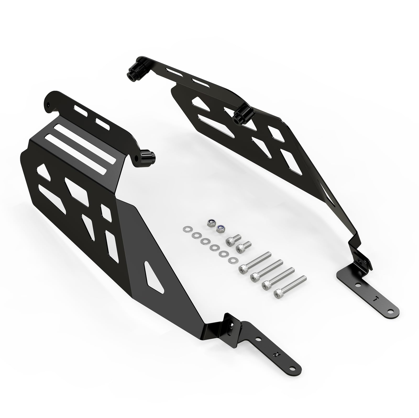 NICECNC Seitliche Packtaschen Stützrahmen Seitengepäckträger Kompatibel mit Yamaha Tenere 700 /XTZ700 XTZ07 2019 2020 2021 2022 2023 2024, Seitengepäck, Satteltaschenstütze, Schwarz