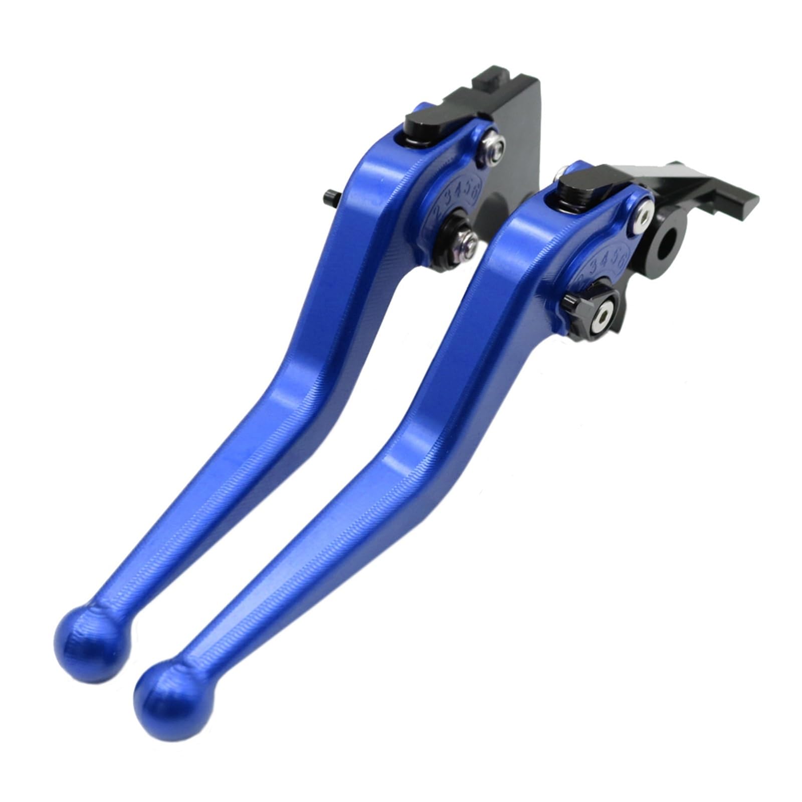 Manetas de freno de moto y embrague regulable CNC azul para Yamaha FZ6 FAZER, FZ8 y FZ1
