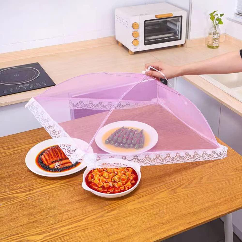 Cloche Alimentaire Pliable En Maille - 12 Pouces, Anti-mouches Et Moustiques, Pour Pique-nique, Barbecue Et Repas En Extérieur