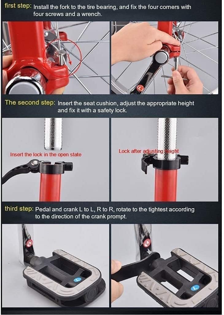 MDybf Bicycle Unicycle with 20 Inch Wheels, Unicycle Racing Unicycle Adult, Adult Unicycle Beginner Balance Bicycle