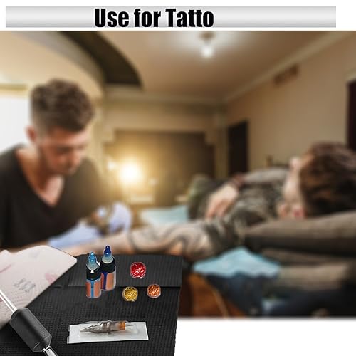 Miniatura 6 de Paquete de 50 baberos dentales, baberos dentales impermeables desechables de 3 capas para dentistas, tatuajes, uñas, bandejas médicas, cubiertas de