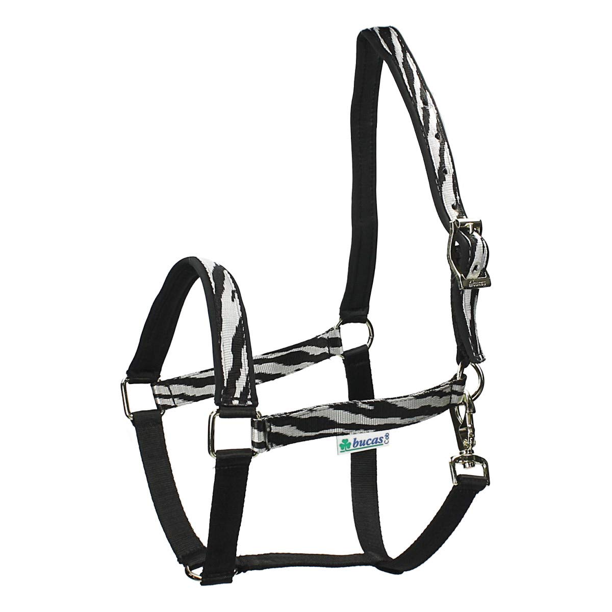 Cabezada Bucas Halter Dublin para proteger a tu caballo en el prado este verano