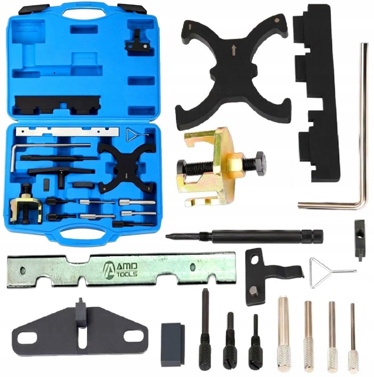 AMD TOOLS Changement de courroie de distribution pour Ford Focus C-MAX 1.6 Ti-VCT 2.0 TDCi Outil de réglage du moteur