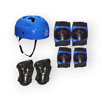 STYRKR Skating Kit Protective Skating Guard Kit for Skating, Cycling, Running for Kids,Boys,Girls,Men & Women (HSG-Blue)
