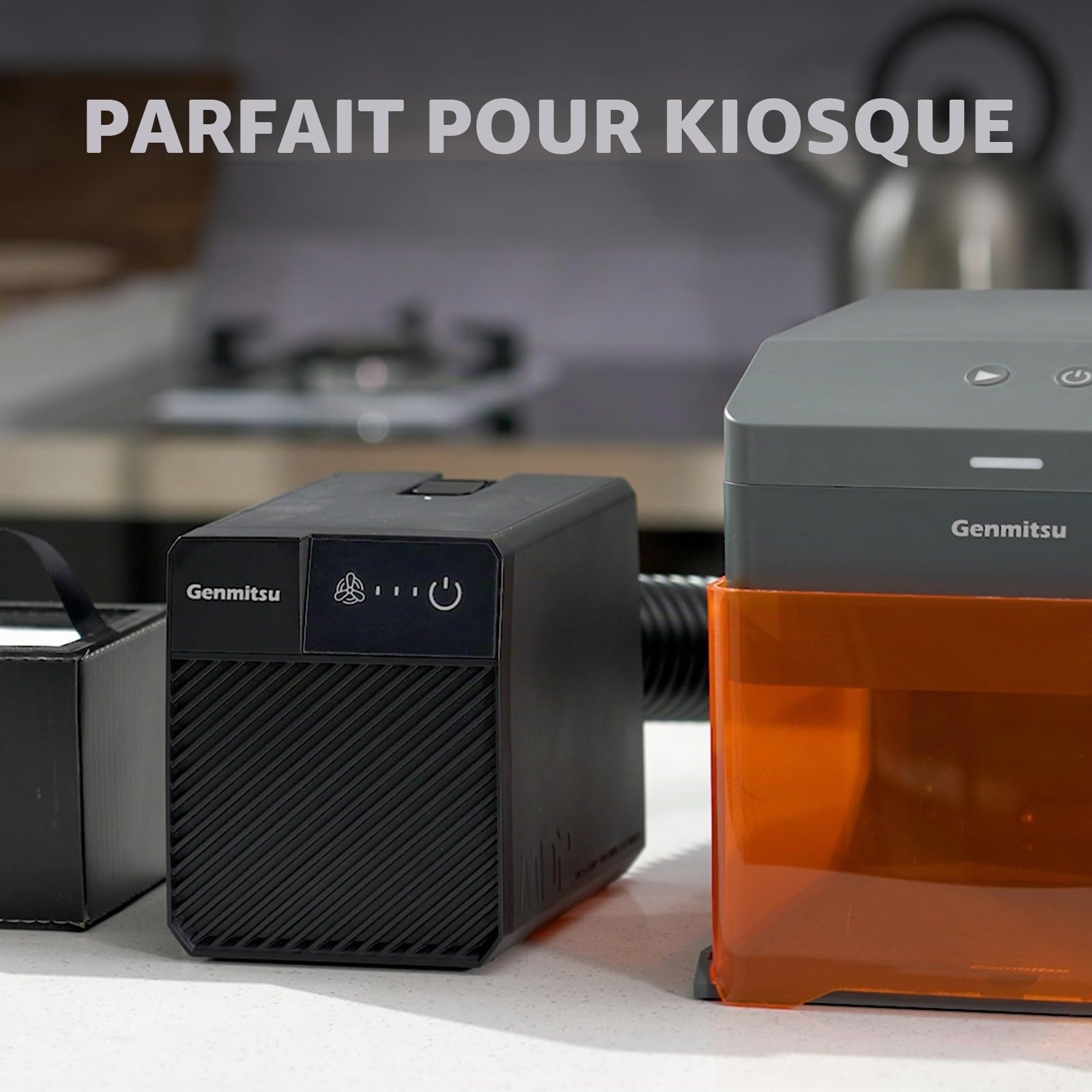 Purificateur de fumée Genmitsu pour graveur laser de kiosque, extracteur de fumée portable avec filtration à cinq couches, contrôle réglable à 3 vitesses