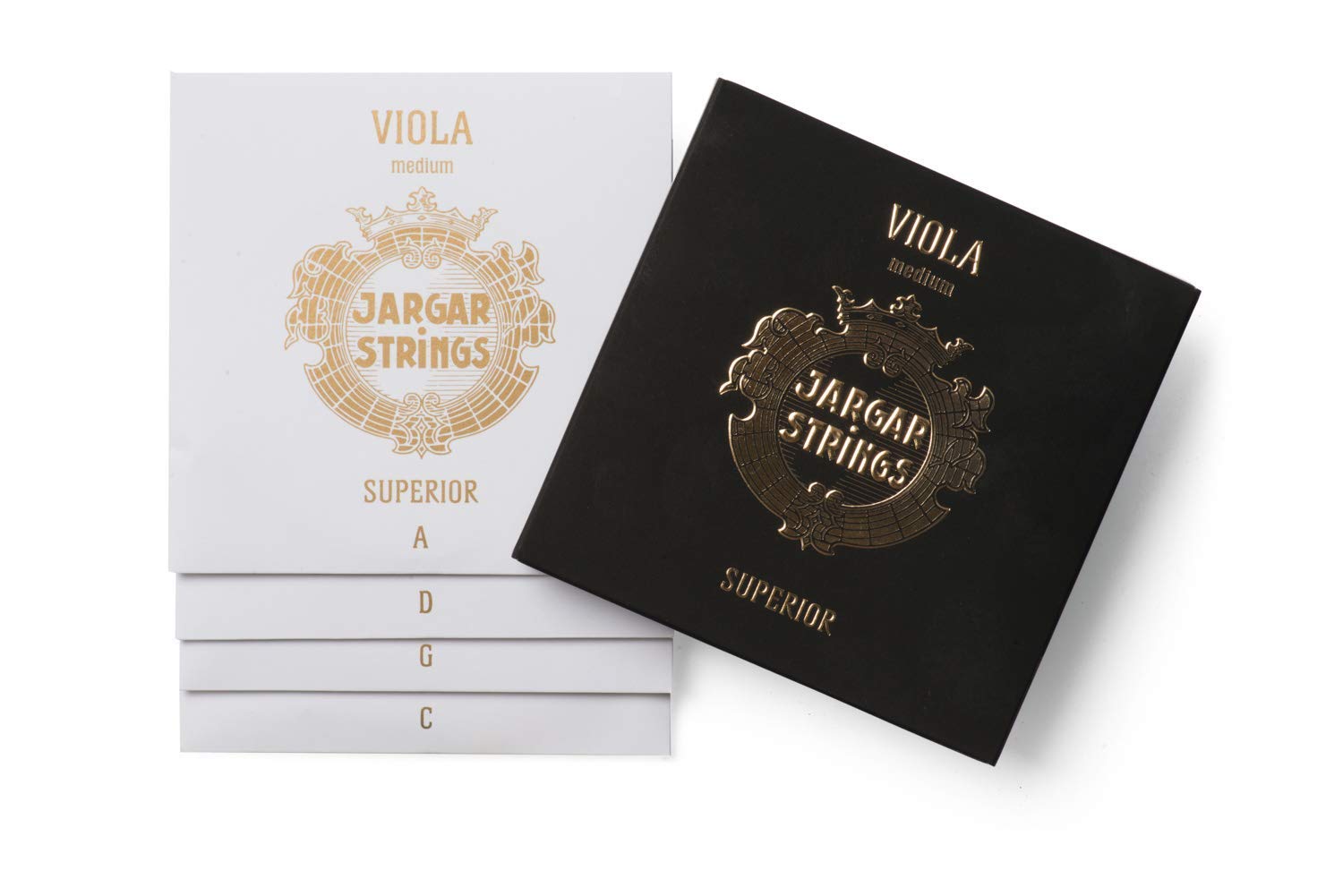 JARGAR Juego de cuerdas para Viola Superior Medium acero-cromo
