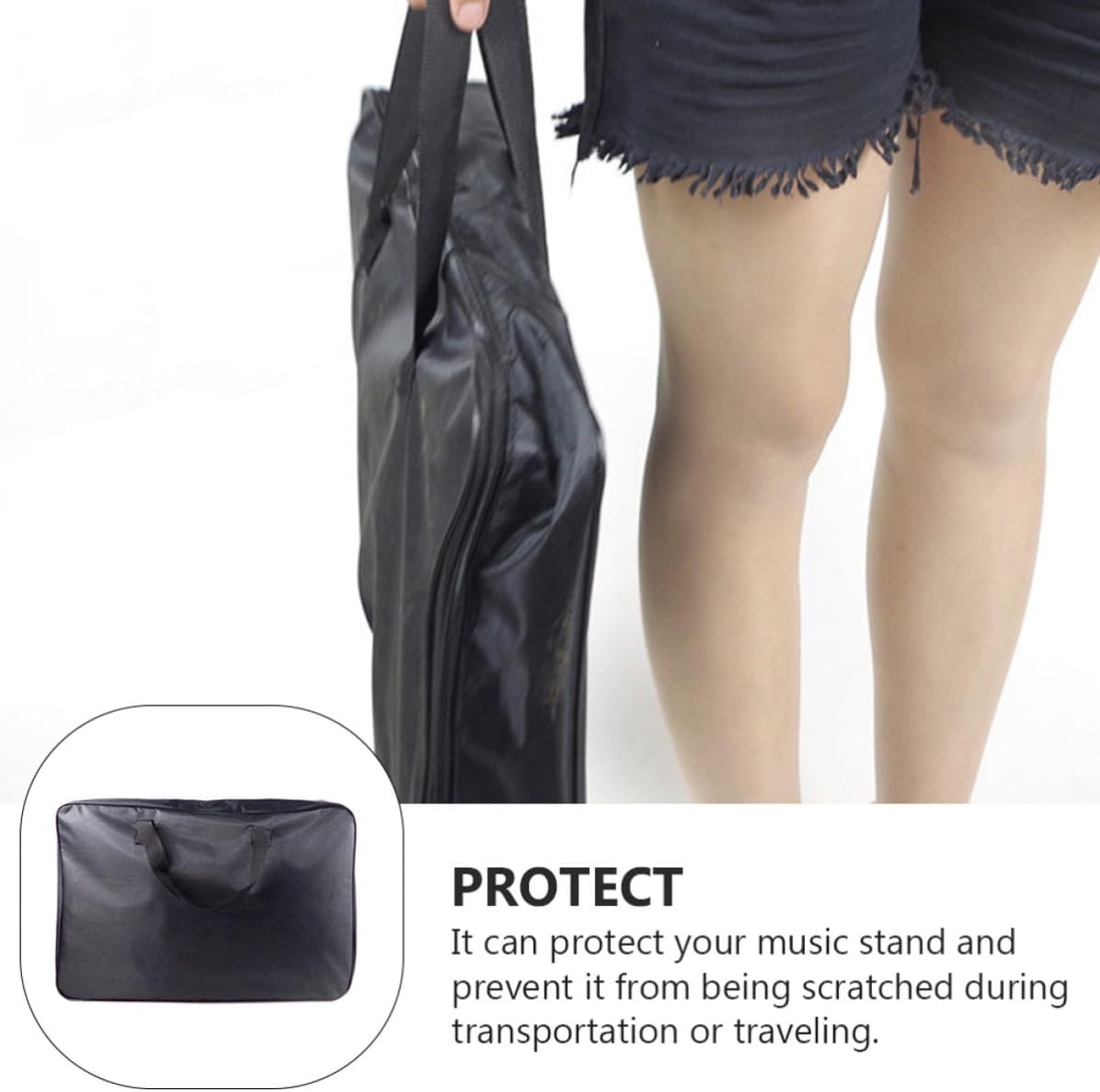 Wear Resistant Handheld Music Stand Carry Bag for Travel Performance image 3