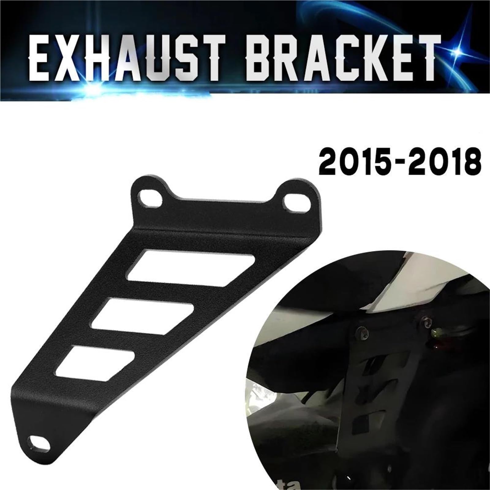 Gruppo di scarico Staffa Appendiabiti Per Scarico In Alluminio Moto Per S1000 RR 2015 2016 2017 2018