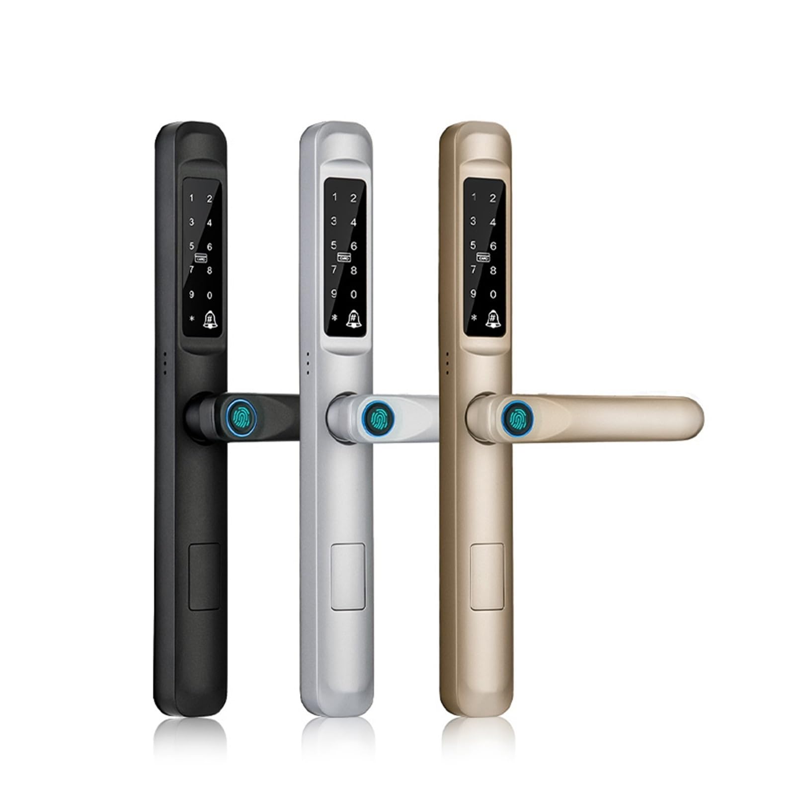 Serrure de Porte Intelligente étanche Tuya WiFi, Serrure biométrique(A6 TYG 3585hook)