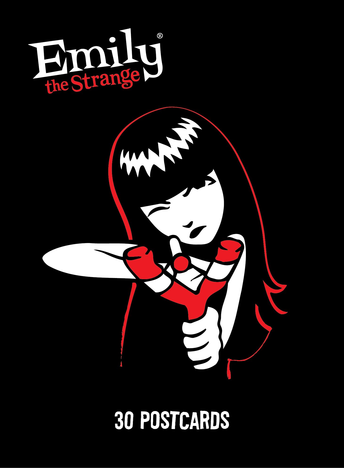 Emily the Strange: 30 Postcards by Rob Reger (Postcard book or pack)