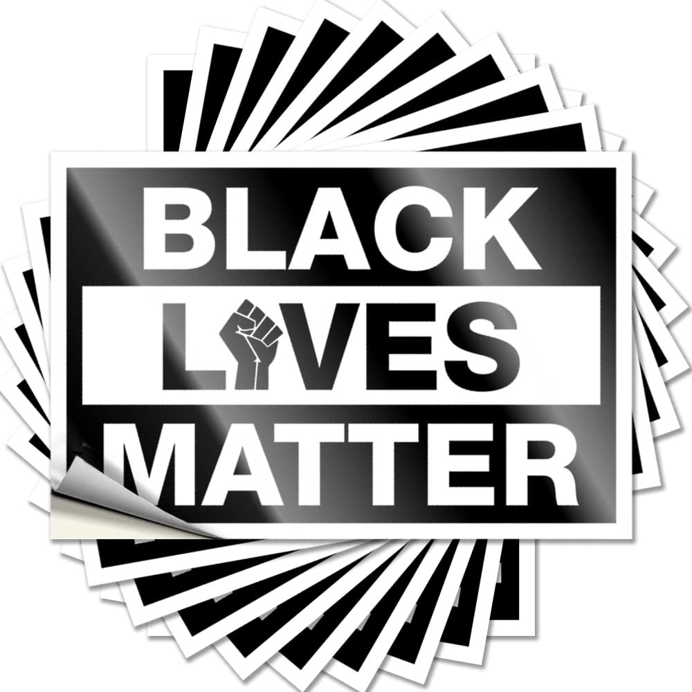 Bumper Half Mimosa Water Black Lives Matter BLM - No Residue Decals for Farmers(8X12CM)