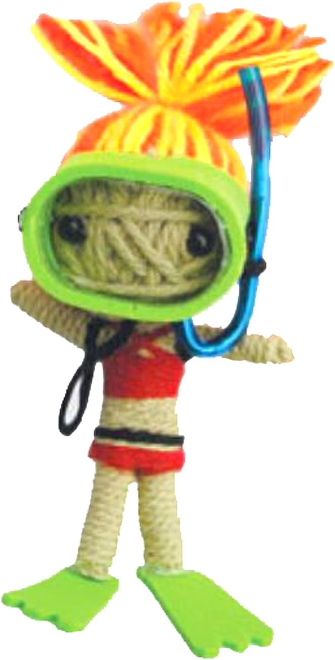 Porte-clés / Figurine Kamibashi Mark V Scuba Diver (plongeur) - Poupée à Ficelle Originale - Taille 2-3" - Neuf Avec étiquettes