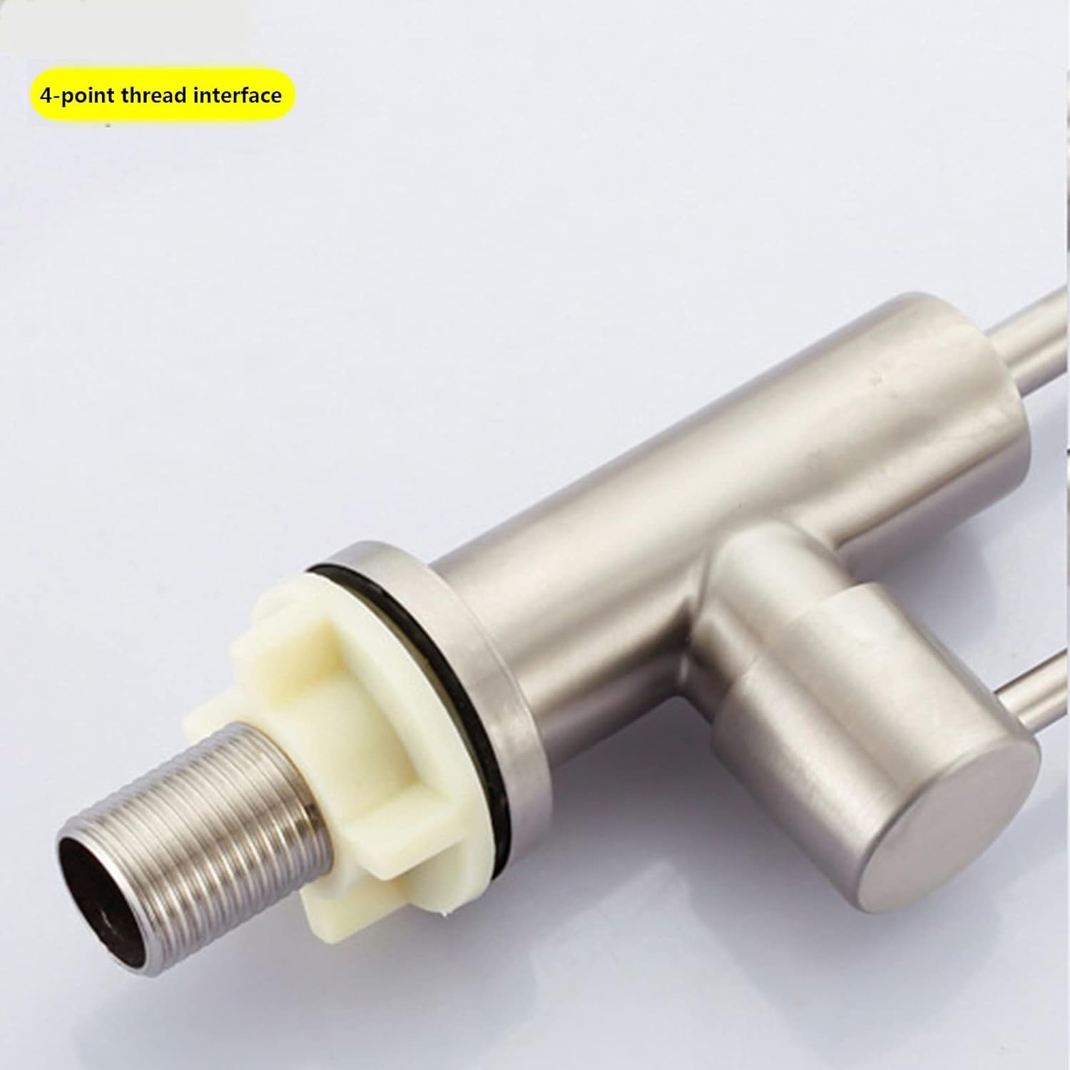 Grifo purificador de agua, grifo de cocina de acero inoxidable para beber directamente, núcleo de válvula de disco de cerámica, accesorio purificador de agua doméstico de 2 puntos