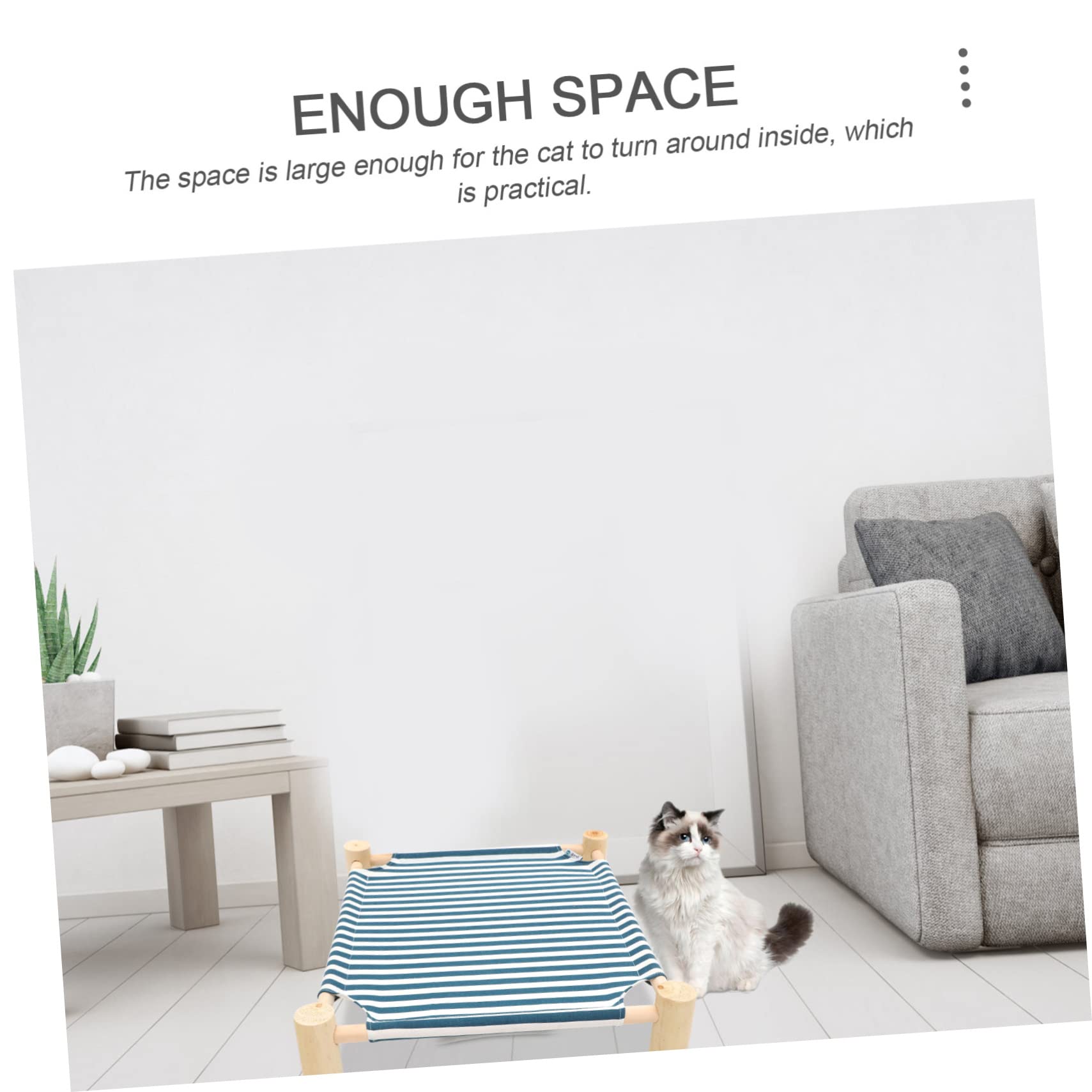 INOOMP Cama de Verano para Perros y Gatos Hamaca refrescante para Gatos Cuna para Perros al Aire Cama de Hamaca Colgante Exterior para Lavable Mascota