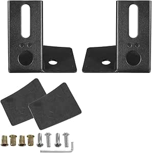 2-Pack A-Pillar Windshield Mount Brackets For Jeep Wrangler JK – Heavy Duty Steel, Fits LED Light Bars & Pods