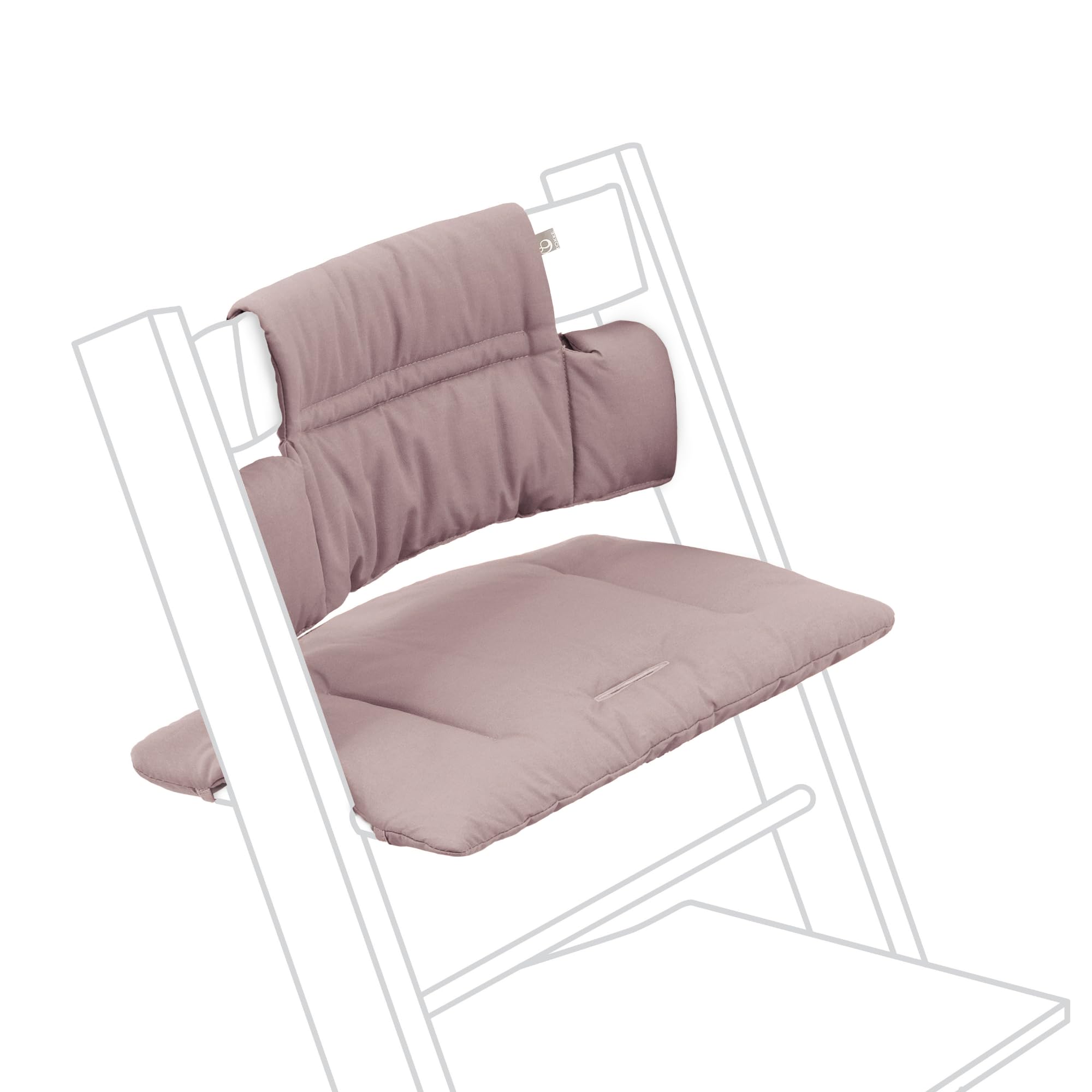 Coussin Classic Tripp Trapp, Heather Mauve - À utiliser avec la Chaise ou Chaise Haute Tripp Trapp pour un soutien renforcé & confort - Lavable en machine