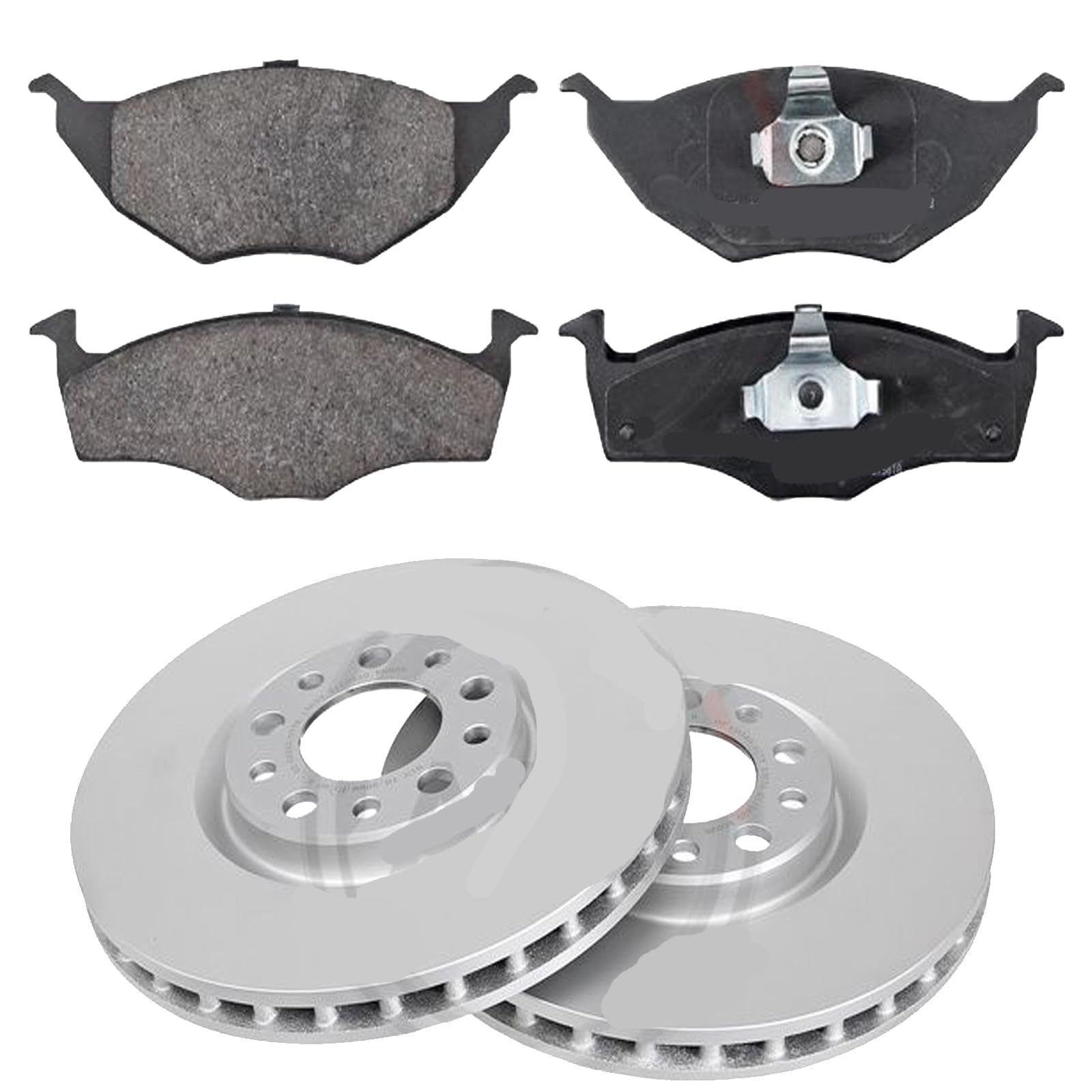 KIT FRENI ANTERIORI compatibile con AUDI A2 - DISCHI + PASTIGLIE OEM: FDB1633 | DDF1161 |SOSTITUZIONE DIRETTA|BASSA POLVERE|SILENZIOSO