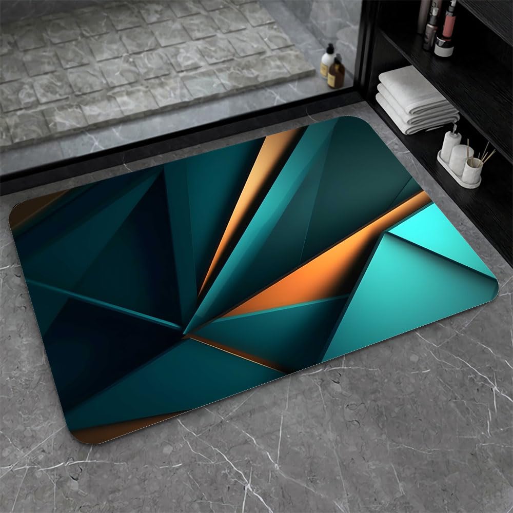 Tapis de bain en terre de diatomée antidérapant 50x80 cm pour douche et cuisine