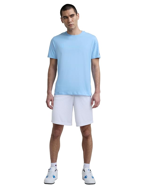 Champion Men's Performance 9" Mesh Shorts, Standard Fit, Lightweight, Available in Regular and Big & Tall, Bright White - C Logo, X-Large by Champion - Used condition - Image 5