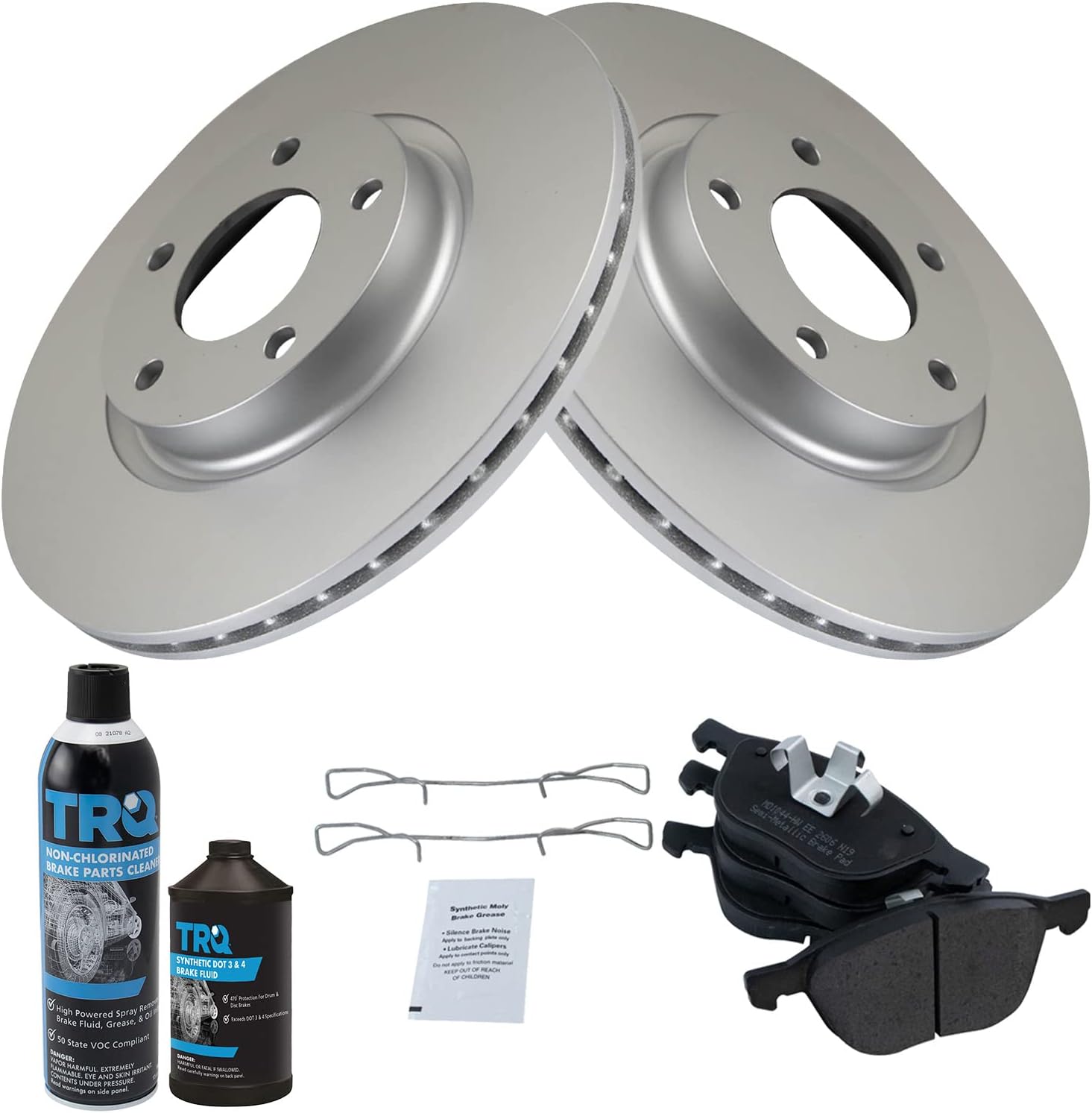 Front brake pad & rotor kit for Mazda 3