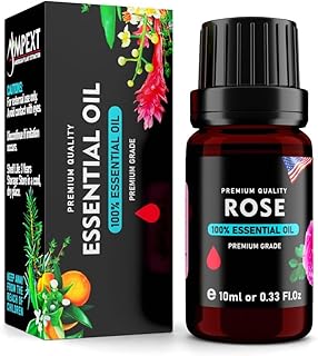 Rose (Rosa damascena) 100% Pure Essential Oil, Select Grade, 10ml