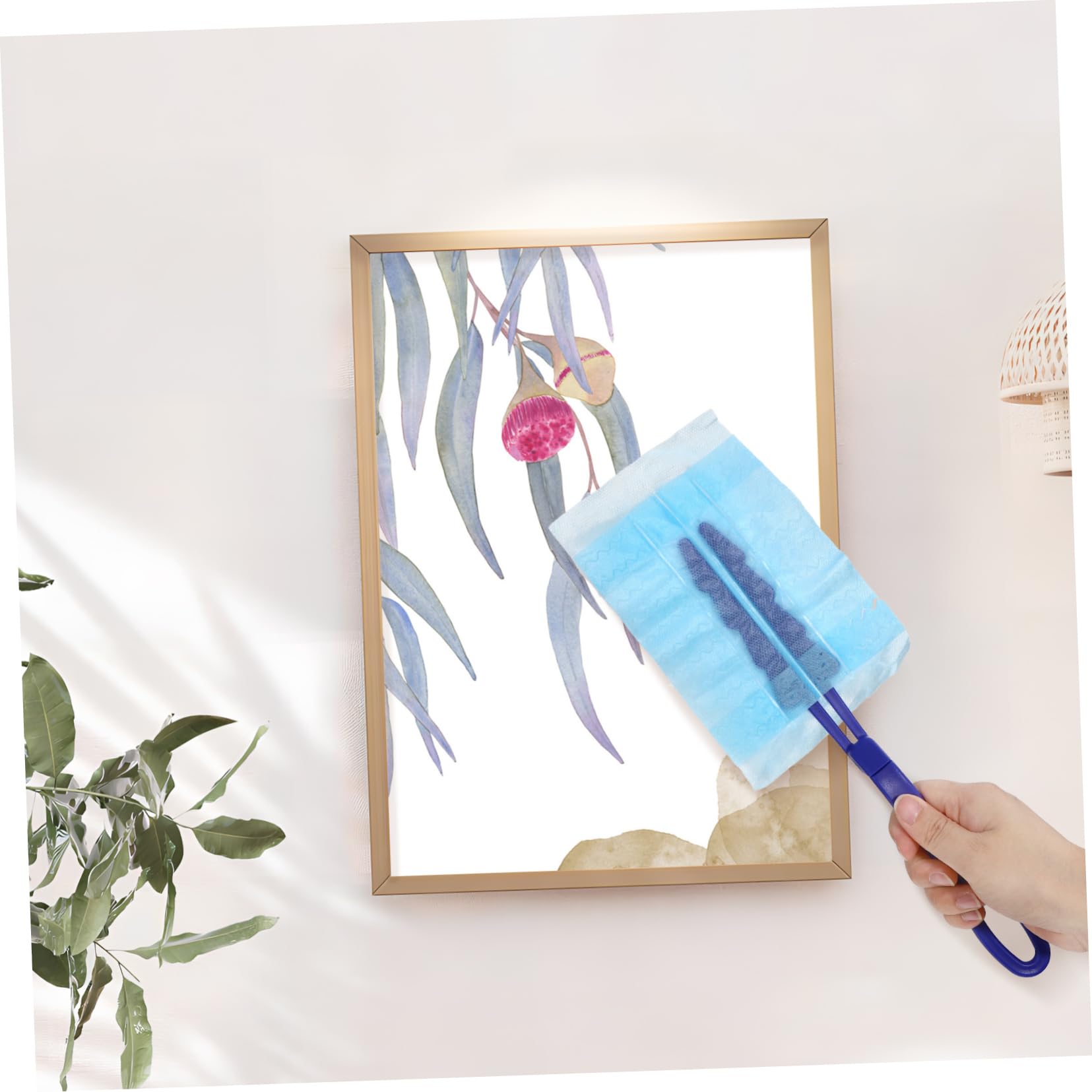 Mobestech 3juegos Plumero Electrostático con Recambios Duster para Muebles Ventanas Sofás y Coches Herramienta De Limpieza para Grietas y Espacios Reducidos
