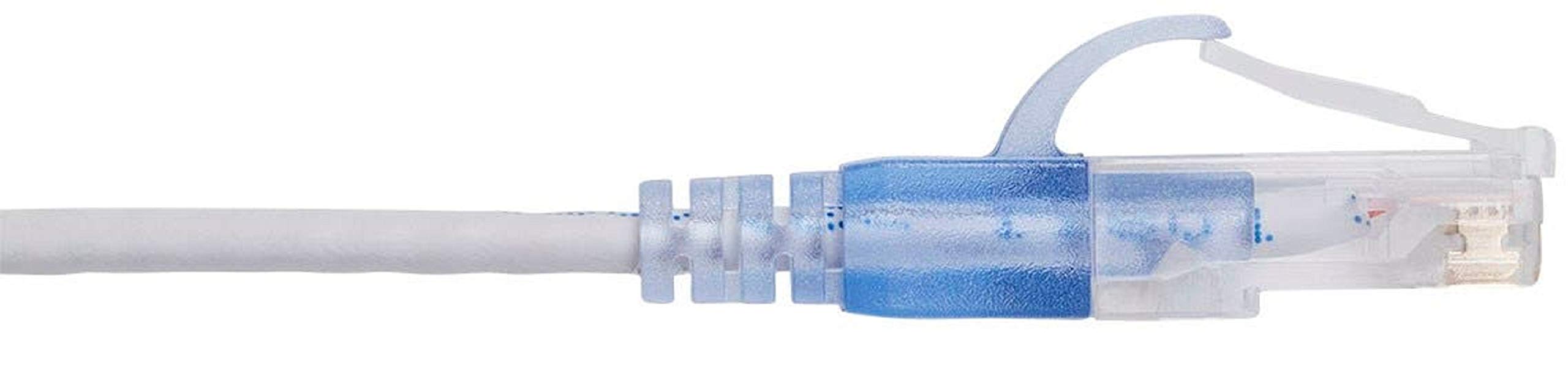 Monoprice Cat6A Ethernet Patch Cable - 3 Feet - White, 3' - Image 4
