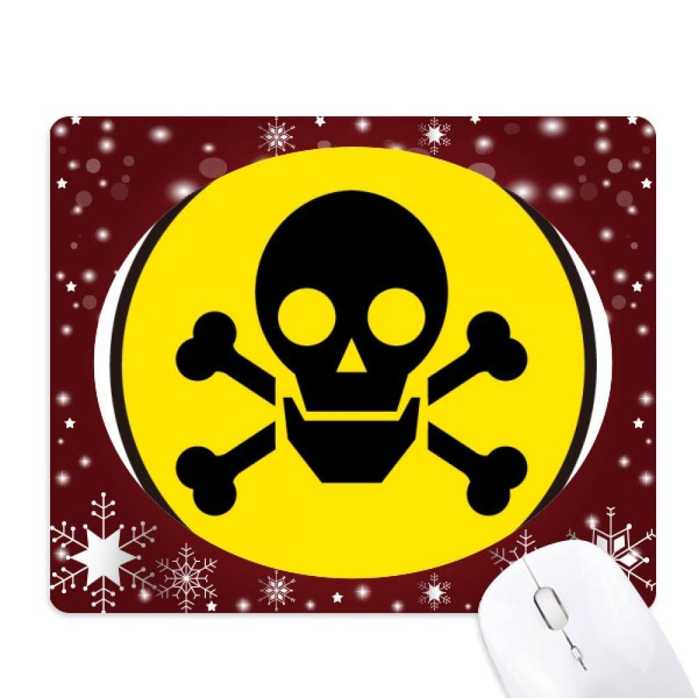 Tapis de souris nuisibles jaune contre la fatigue du poignet en hiver