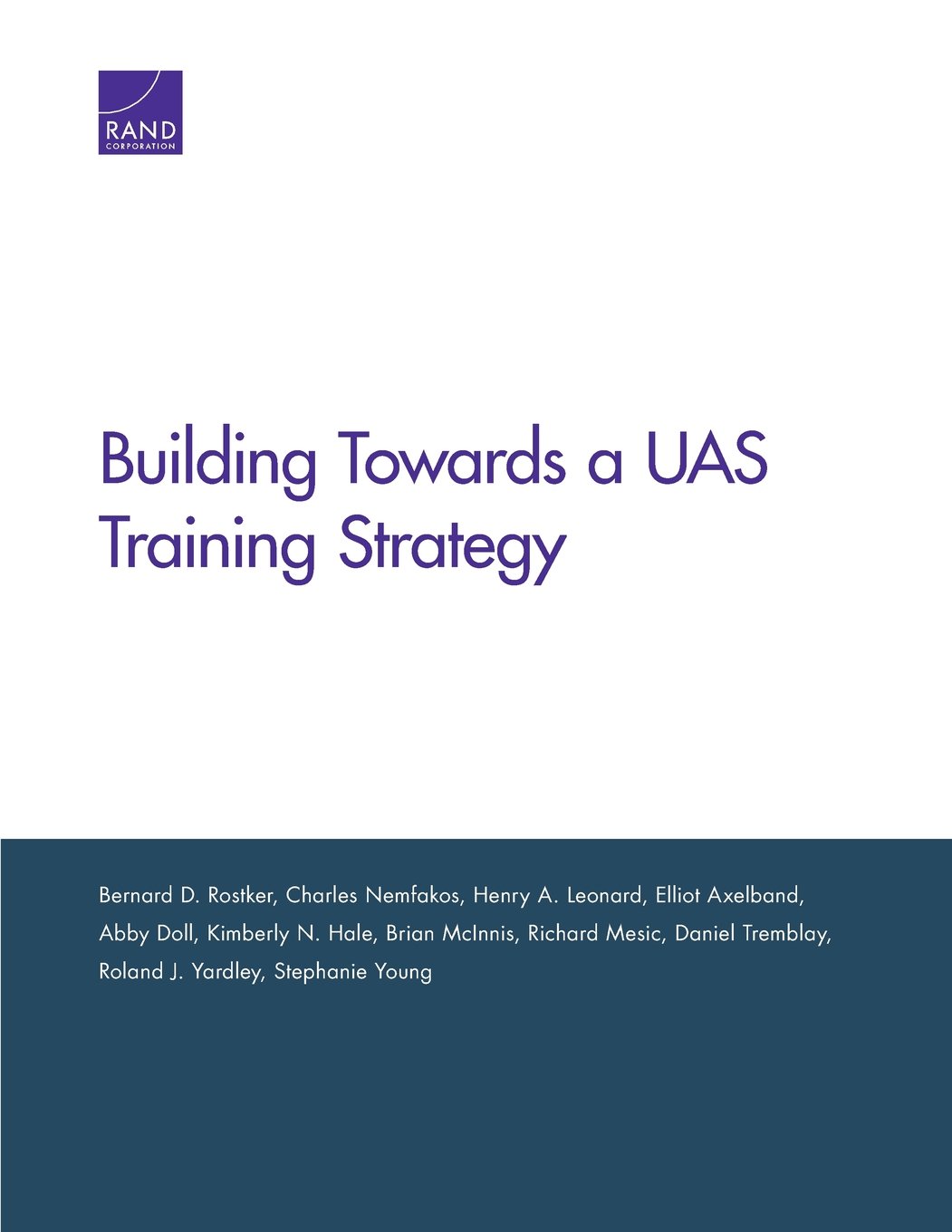 Building Toward an Unmanned Aircraft System Training Strategy