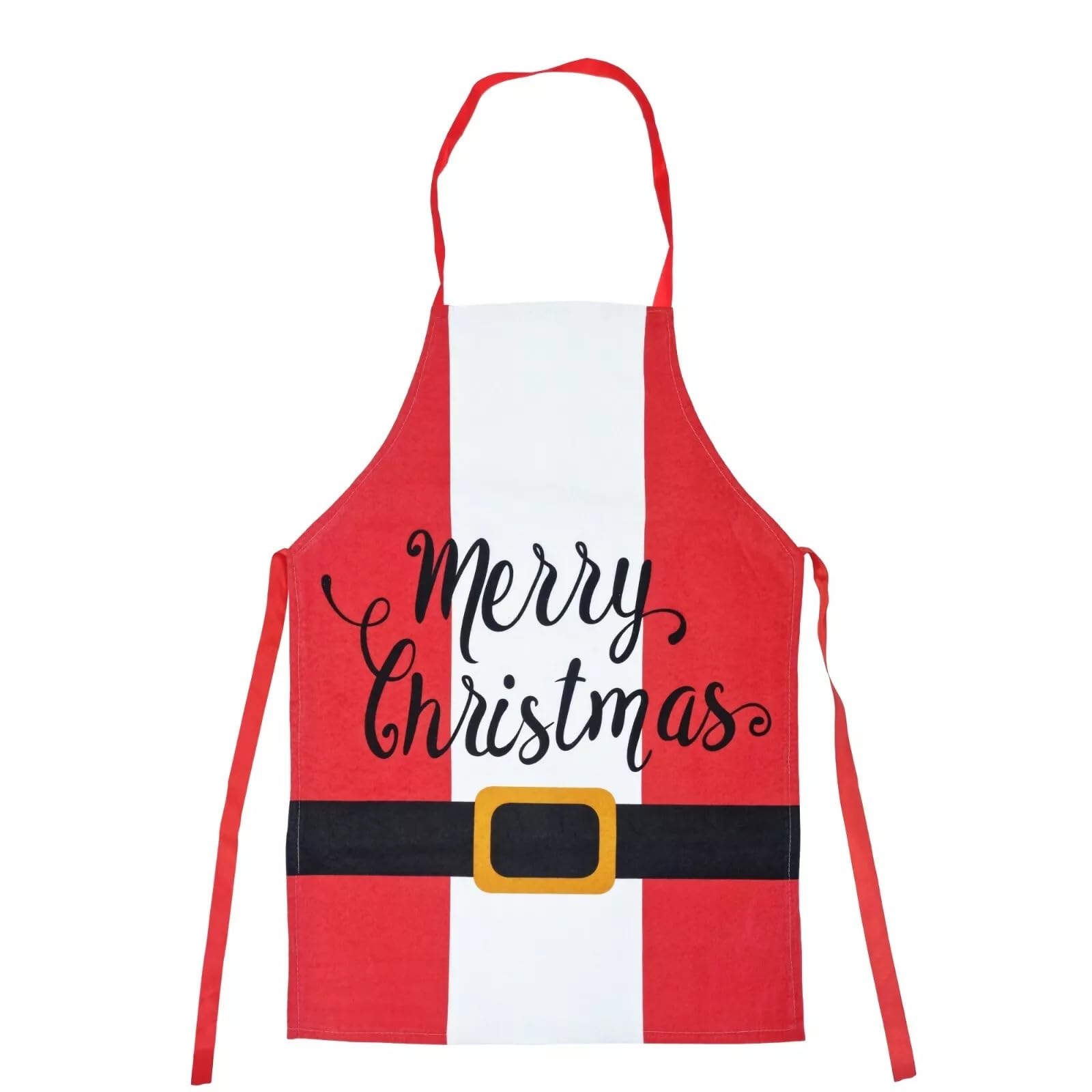 Rockparty Santa Suit Apron - Adults Santa Suit Apron For Adults - Funny Christmas Cooking Baking Bbq Novelty Chef Apron With Adjustable Neck Tie