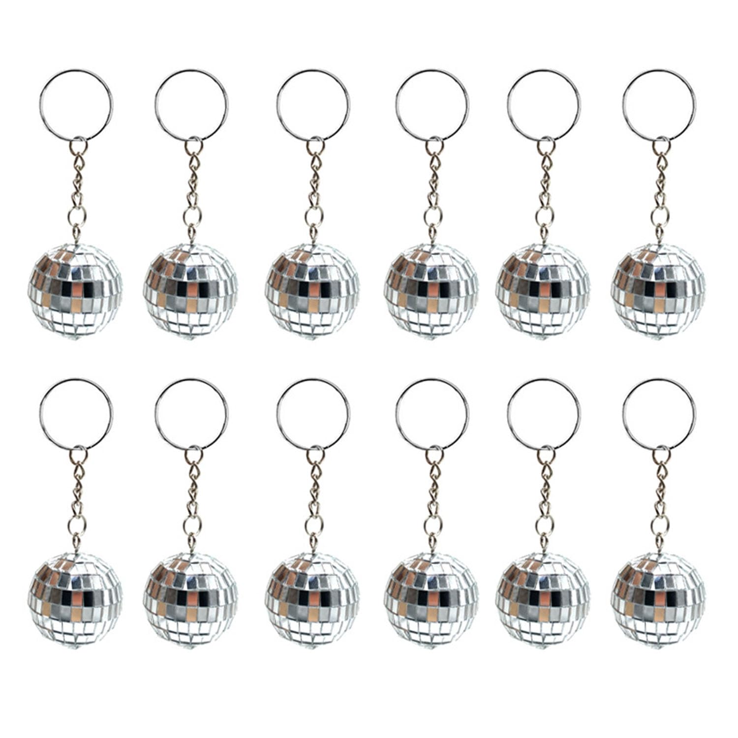 Amazon.co.jp: ZHUNIPINGAN ディスコボールキーチェーン ミラーボール