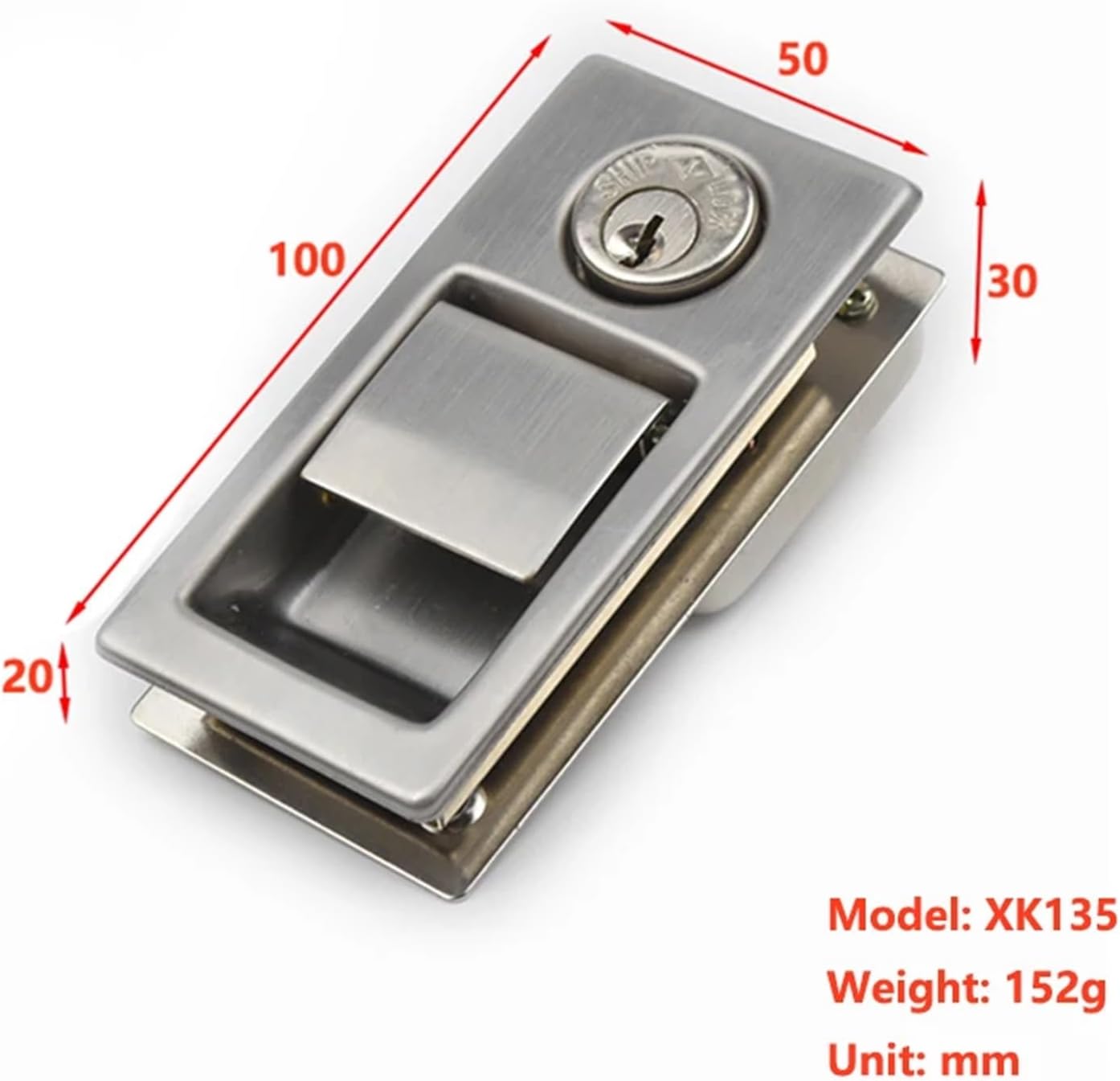 The Ship Uses to Install The Lock Telescopic Sliding Self-Locking Door Lock, The Yacht Caravan Uses The Lock 1Pcs