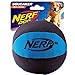 Nerf Dog Trackshot Ball Dog Toy, Lightweight, Durable and Water Resistant, 4.5 Inches, For Medium/Large Breeds, Two Pack, Blue/Black and Red/Black