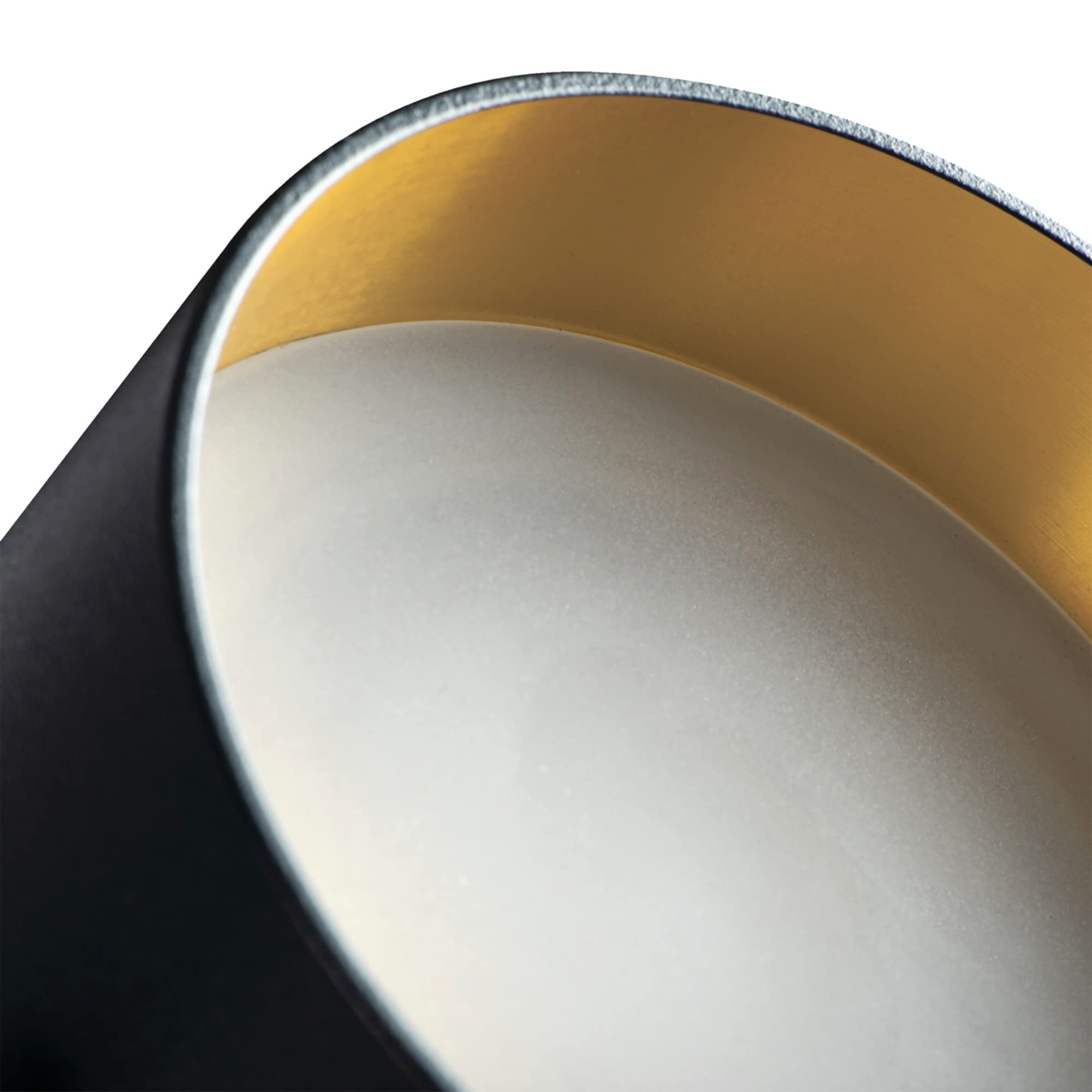 SSC-LUXon 6x Sudara LED Einbauspot weiß gold mit indirektem Licht nach oben - inkl. 2W LED Birne warmweiß 230V - Deckenstrahler für Wohnräume