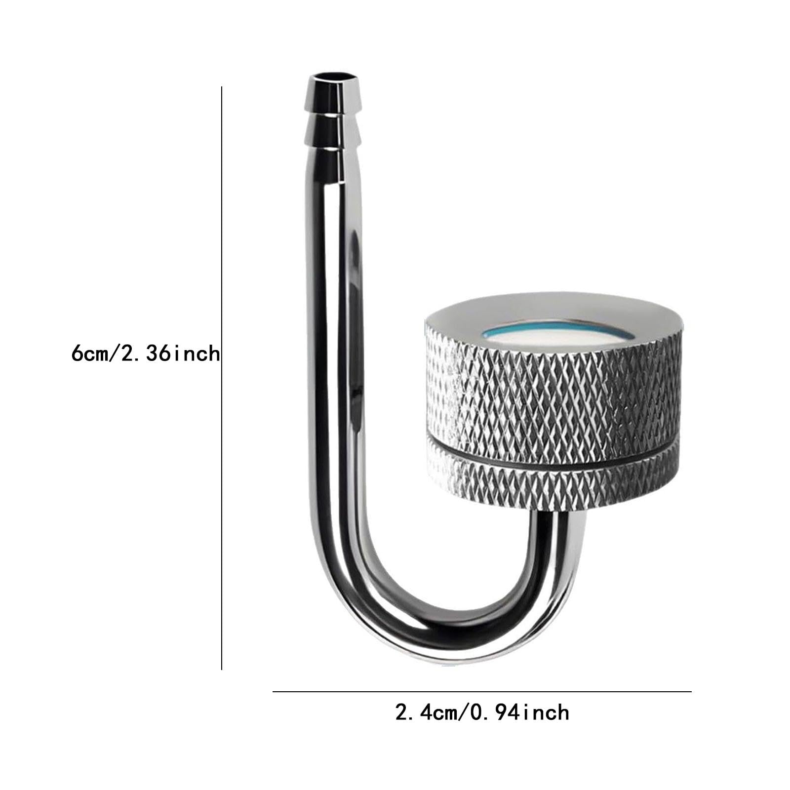 2 Diffuseurs de CO2 pour Aquarium, Purificateur d'air à Dioxyde de Carbone, Bulles Denses, Professionnel