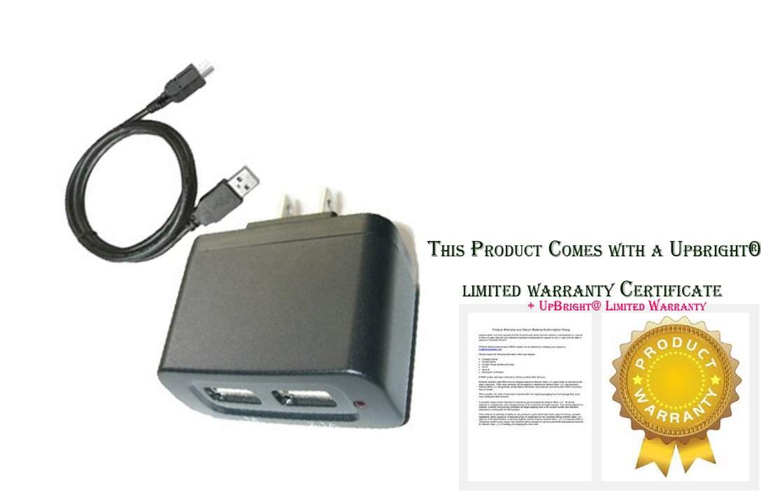 UpBright® AC Adapter Travel Charger Power USB Cord Cable For Samsung Android Touchscreen Smartphone Comment 2/R380 by Cricket, Conquer 4G D600 by Sprint, Continuum by Verizon, Contour R250 by Alltel/SCH-R250 by MetroPCS, Convoy 2 II U660/3 by Verizon, Craft R900 by MetroPCS, Dart T499 by TMobile, DoubleTime i857 by ATT, Droid Charge by Verizon, Entro by Virgin Mobile, Epic 4G by Sprint/Touch D710 by Sprint -Ting, Eternity 2 U360 by ATT,Evergreen SGH-A667 by ATT,Exclaim M550 by Sprint, Exec i225 by US Cellular, Exhibit 2 4G T679 by TMobile,Factor M260 by Boost Mobile, Fascinate by Alltel/by Verizon, Flight 1 A797/2 A927 by ATT, Focus 2 I667/Flash i677/S i937/SGH-i917 by ATT, Freeform 2 SCH-R360/3 R380/R351 by MetroPCS