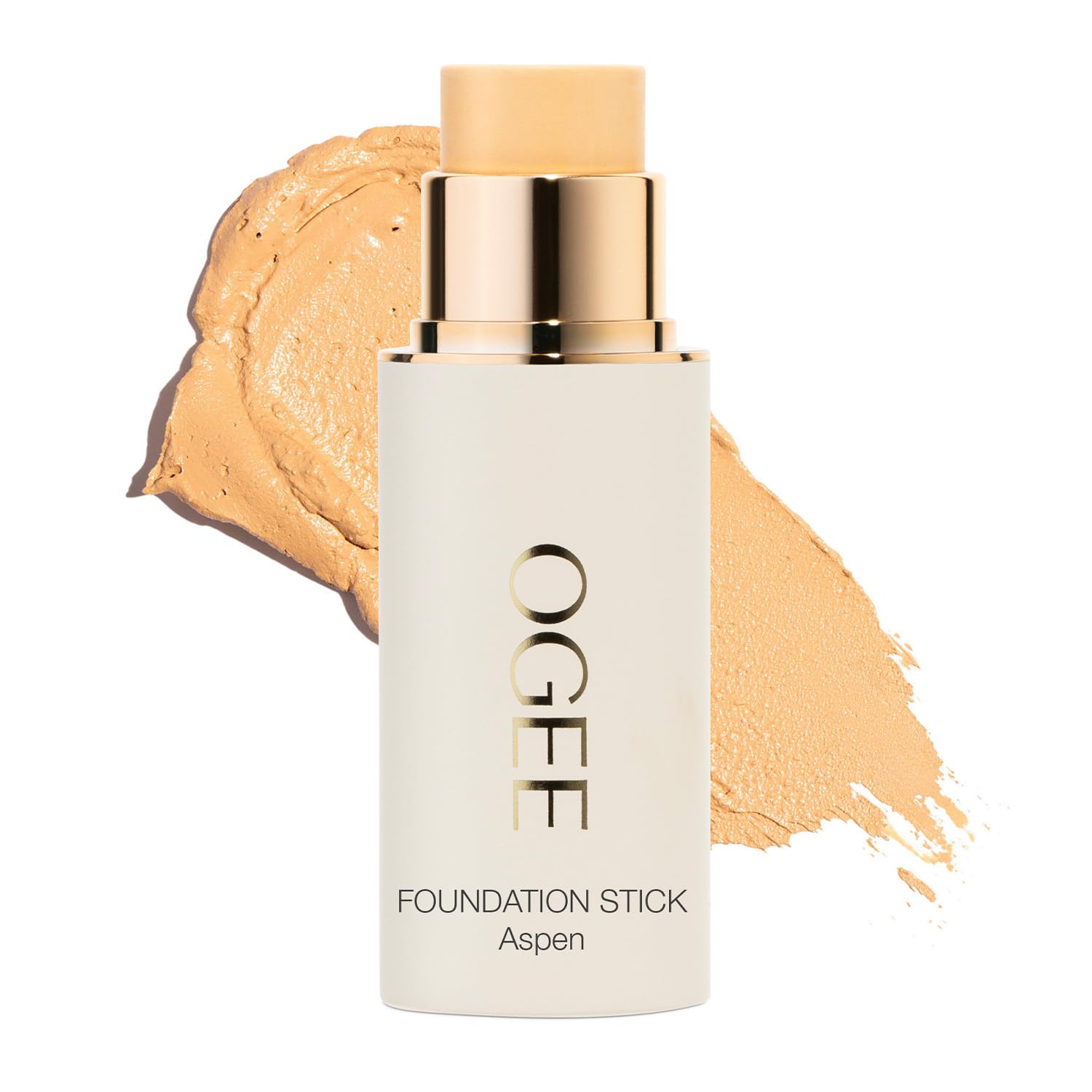 OgeeSculpted Complexion Foundation Stick (Aspen 1.0W - Fair, Warm Undertones) Full Coverage Foundation Makeup - Instantly Balance & Even Complexion - 70% Organic Ingredients