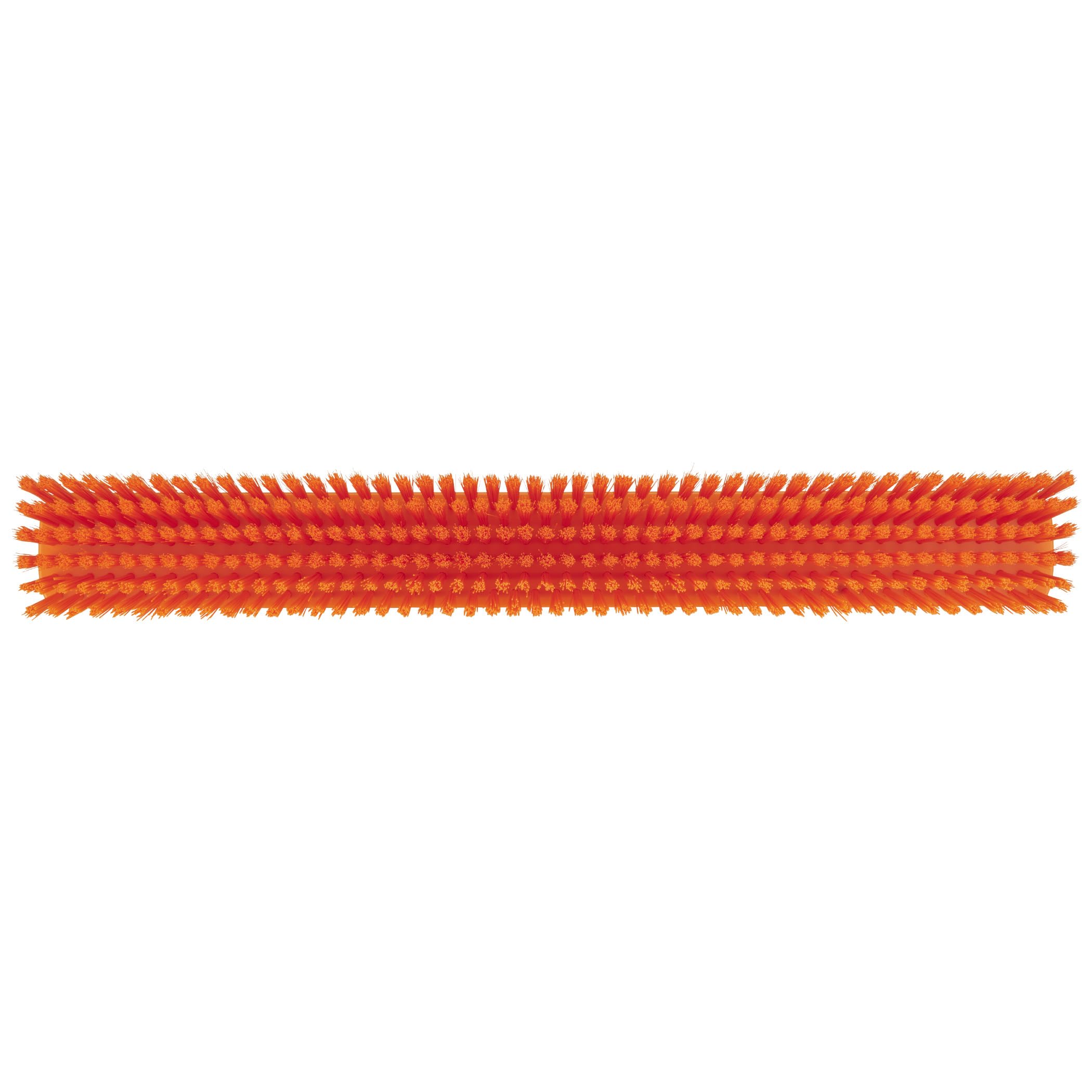 Vikan 31957 Escoba de Empuje Resistente de 24 Pulgadas, Suave/rígida, Naranja