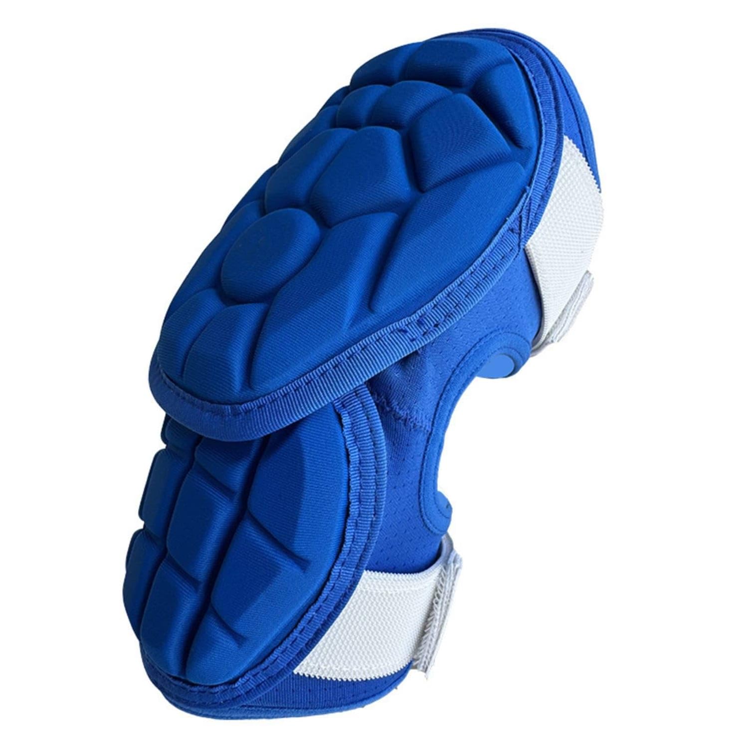 Contoured Elbow Pad with EVA Soft Segmented Sports Elbow Pad Padded Sports Arm Guard Impact Resistant for Softball Players, Athletes, Hockey, Blue, S-image-13
