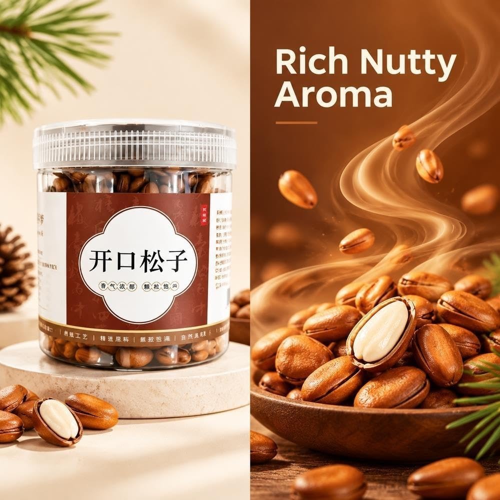 Pignons De Pin à Coque Ouverte 250g 500g