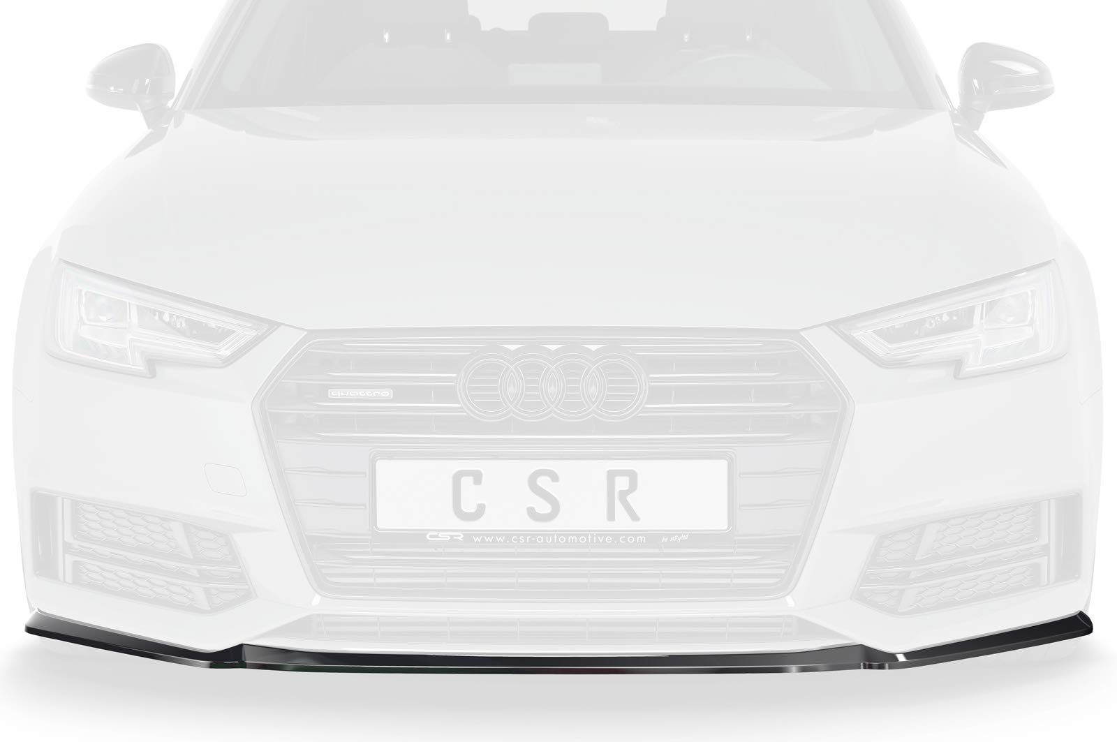 CSR-Automotive Cup-Spoilerlippe mit ABE Kompatibel mit/Ersatz für Audi A4 B9 8W S-Line / S4 B9 8W CSL377-G