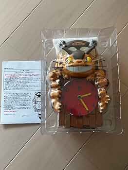 【新品】【完売品】ネコバス振り子時計 となりのトトロ」のネコバスが振り子時計に！ 「ネコバス振り子