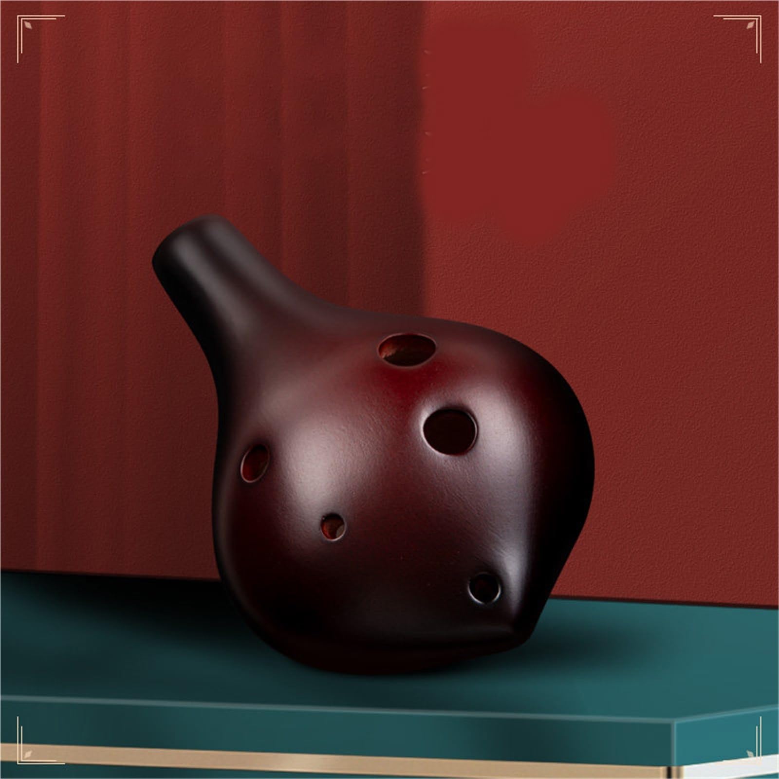 Ocarina Strumento Per Principianti Ocarina Alto C In Ceramica Affumicata A 6 Fori