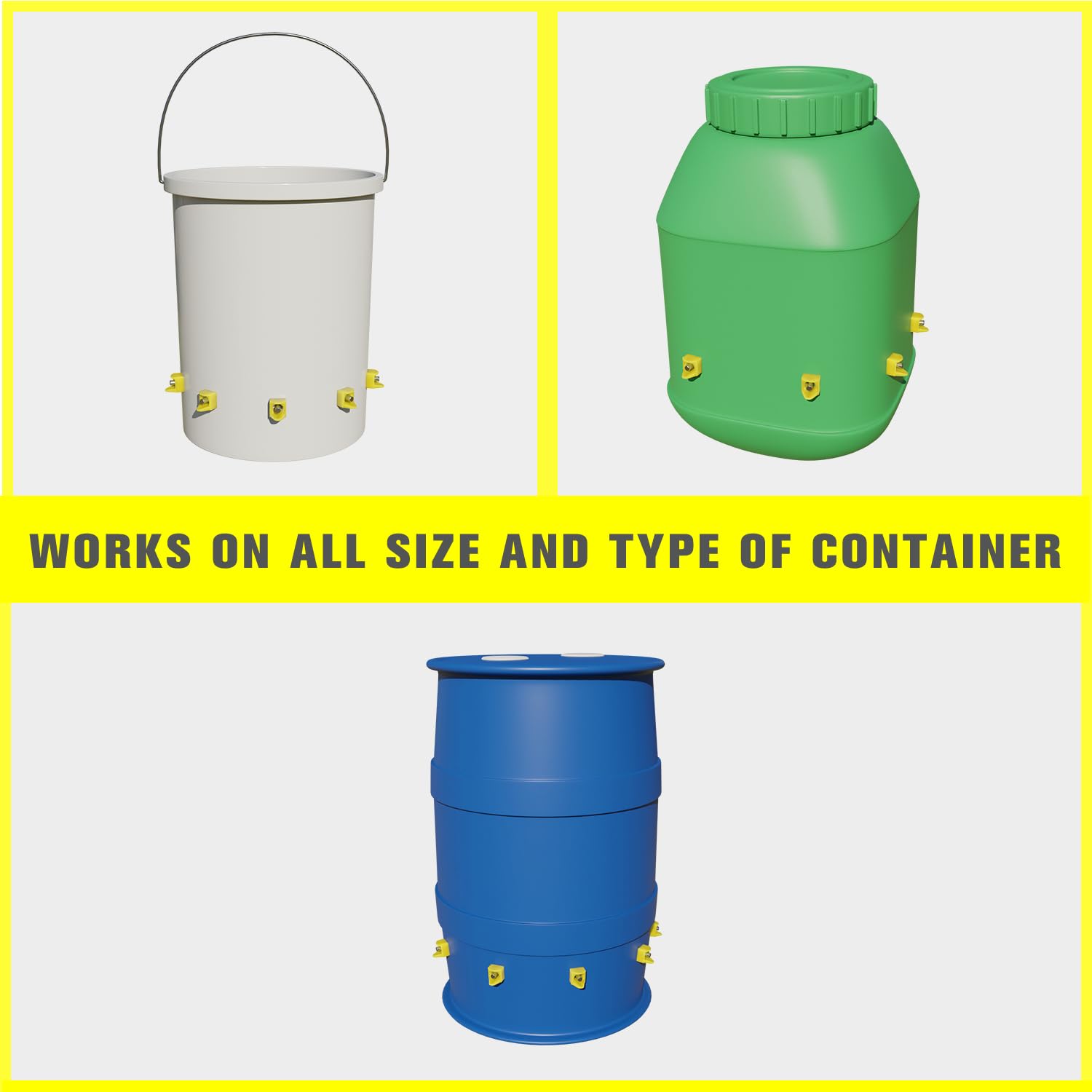 Hühnertränkungsnippel 15 Stück, Horizontale Seitenhalterung, Anti-Leak Automatisches Wassersystem für Geflügel, Geeignet für Hühner, Ente, Wachtel, Inklusive Bohrer & Installationswerkzeug